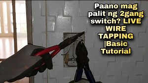 Paano mag palit ng 2gang switch? LIVE WIRE TAPPING |Basic Tutorial Hi everyone! 🌟 You can support me by sending Stars - they help me earn money to keep making more content you love. PLEASE SUPPORT AND LIKE,SHARE AND FOLLOW OUR FACEBOOK PAGE AND SUBSCRIBE MY YOUTUBE CHANNEL: FB PAGE LINK: https://www.facebook.com/Electrical-Pinoy-Tutorial-TV-104634308893921/ YOUTUBE CHANNEL LINK: https://youtube.com/c/ElectricalPinoyTutorialTV THANK YOU! GOD TO BE THE GLORY! GOD BLESS 💜💜💜 | Electrical Pinoy T