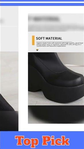 Red Chunky Block Platform Boots