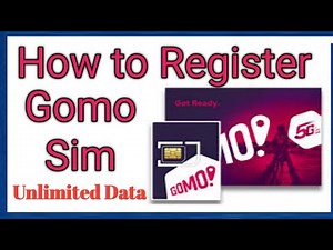 GOMO SIM REGISTRATION || Step by Step Guide