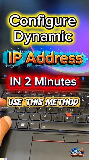 How to Configure IP Address in Windows 🔥 | 30 Sec Easy Method #Shorts