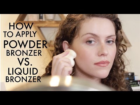 How To Apply Bronzer - Powder vs. Liquid Bronzer
