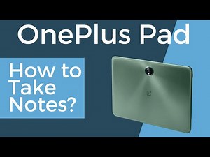 OnePlus Pad How to Take Notes