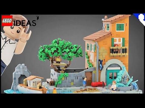 AMAZING DISNEY PIXAR LUCA: PORTOROSSO LEGO IDEAS Project (LEGO Ideas Project Of The Week EP.17)