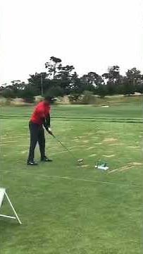 【最新】『2019全英オープンゴルフ』タイガーウッズ・初日・練習風景（初日から赤）神スイング　【2019 The OPEN tiger woods swing】