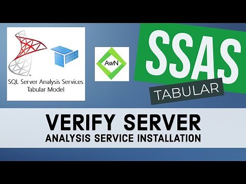 SSAS Tutorial (3/15) - How to Verify Server Analysis Service Installation