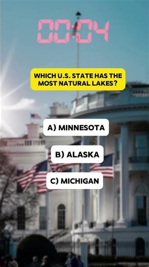 USA Quiz Challenge: Which State Has the Most Lakes?