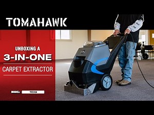 Unboxing and How to Use a 3-in-1 Carpet Extractor - Tomahawk TEX9