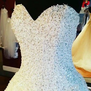 The lovely Liberty by @morileeofficial arrived just in time! Who will be the first one to try on this beaded beauty?! | Premier Bride's Perfect Dress