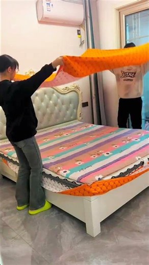 This Mattress Cover Is So Easy to Remove 😲 | Clean Bed Setup in Minutes