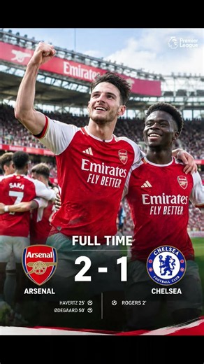 Arsenal vs Chelsea 2-1 | Full Time Result, Goals & Highlights | Premier League