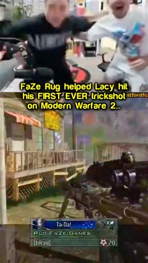 Lacy's FIRST MW2 Trickshot 🤯🎯 #callofduty #nostalgia