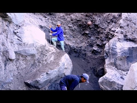 Mining Location Full of Large Rocks.