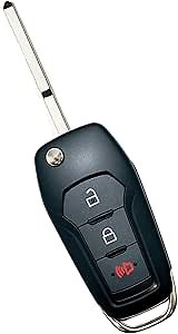 Remote Key Fob Fobik Compatible for F ord F-150 F-250 F-350 2015-2018 F-450 F-550 2018 Explorer Ranger Bronco Ecosport Keyless Entry Remote Control (FCC:N5F-A08TAA 164-R8130 315 Mhz)