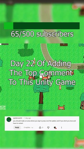 Day 22: Spike Corridor #gamedev #unity2d