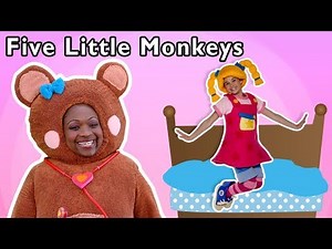 Five Little Monkeys + More | Mother Goose Club Songs