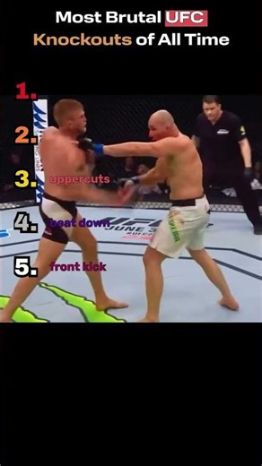 Some of the best knockouts in UFC history