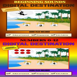 Beginning Sounds and Counting Digital Destination activity