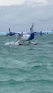 8K views · 230 reactions | Maldivian Seaplane Twin Otter 8Q-ISI taking off from Medhufushi. How’s this takeoff?  #AviatorsMaldives Video: Iyaz Naseer | Aviators Maldives | Facebook