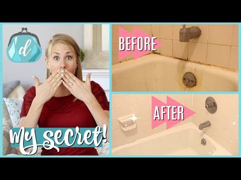 How to clean a moldy shower (super satisfying clean with me!)