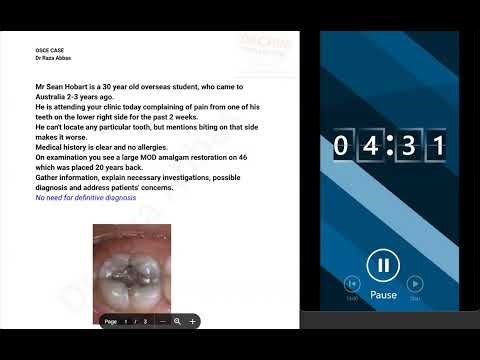 ADC Practical Exam - Scenario Communication OSCE Case Discussion + Feedback.