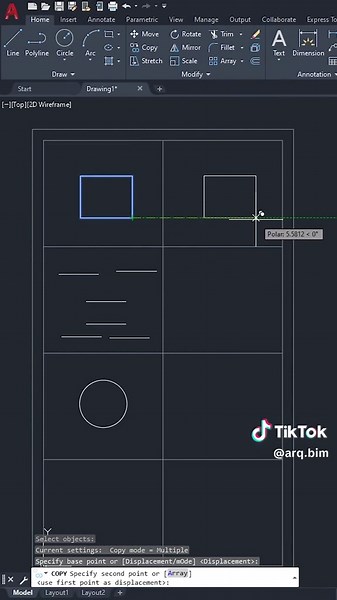 Cómo copiar objetos en AutoCAD: Guía rápida