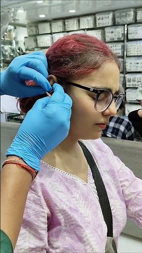 Precise Ear Piercing Placement | Jewellery Shop Piercing Delhi 👂✨