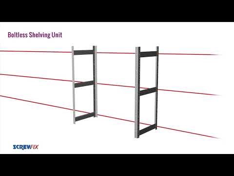 Metal Garage Shelving Unit | Screwfix