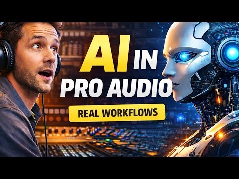 AI in PRO Audio. WORK SMARTER, NOT HARDER.