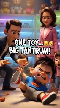 ONE TOY… BIG TANTRUM! 😱😭 | Toy Car Tantrum @zozomelorhymes #shorts #viral #trending