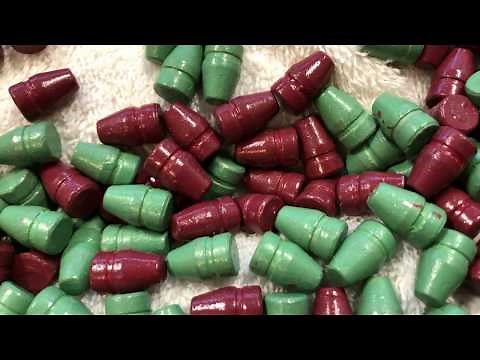 Wet powder coating method for cast bullets