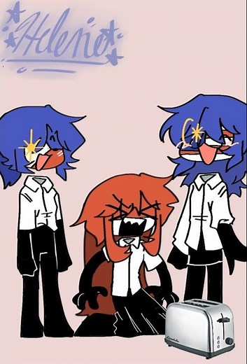 Broken toaster 🍞✨🇲🇾🇮🇩🇵🇭#countryhumans #animation #flipaclip #goofy