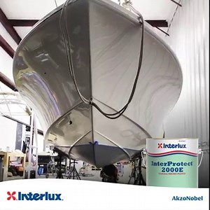 Can’t wait to see the black and white contrast of Fortress Boats' latest project using Interlux antifouling over our InterProtect 2000E. https://fal.cn/3cjVy | Interlux Yacht Paint