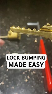 LOCK BUMPING MADE EASY. #lockpicking #locksport #tip #howto