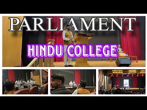 Parliament Session | Hindu College 🎓 | Oath By Members Of Parliament