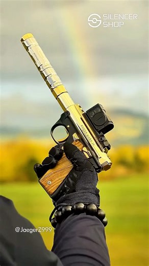 Golden Pistol | The Most Stunning Sidearm Ever? #shorts ‪@JaegerZ999‬