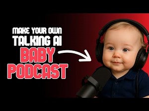 Create Viral AI Talking Podcast Baby: EASY Tutorial!