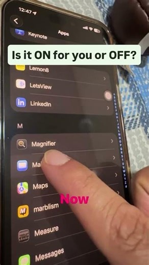 turn on this secret iphone setting right now.