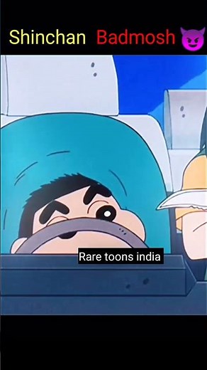Shinchan Badmosh 😈 | Funny Moments | Rare Toons India | Hindi Dub | #ShinchanShorts #viralshorts