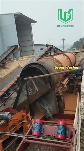 Jaw Crusher + Drum Washer | Aggregate Crushing and Washing Plant #jawcrusher #aggregate #stonewasher