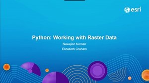 Python: Working with Raster Data