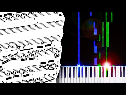 J.S. Bach - Prelude and Fugue No. 23 in B Major - Piano Tutorial