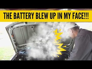 How A Car Battery Blew Up In My Face!