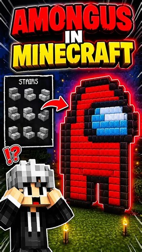 I Built AMONG US in Minecraft 😱