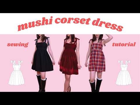 Corset Dress TUTORIAL - PDF sewing pattern available 🧵✨