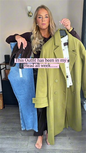Green Coat Outfit GRWM — Curvy Autumn Style Ideas