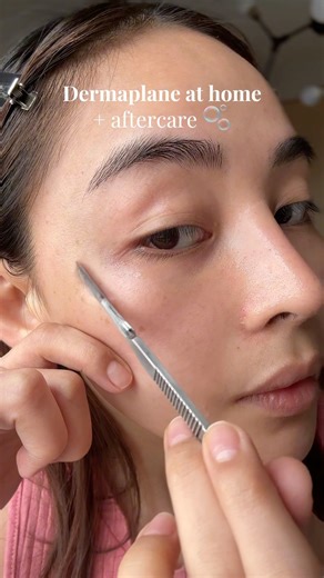 dermaplane at home #dermaplaning