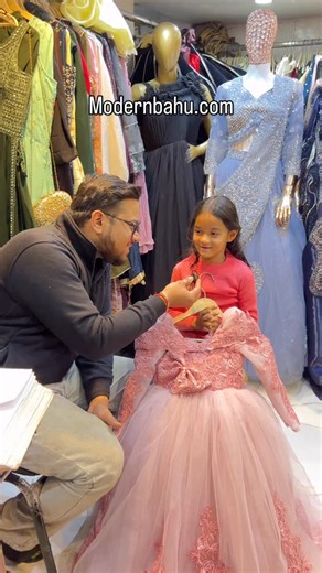 Shubham Jaiswal on Instagram: "To order more such articles visit our website Modernbahu.com link in bio Modern bahu designer collection #shorts #short #designerlehenga #lehenga #modernbahu Wedding gown, bridal gowns,mother daughter combos,Chandni Chowk wholesale market in DELHI, Lehenga collection,gowns, maternity shoots, bride, wedding, Jimmy Choo fabric, mesh net gowns, heavy flair gowns"