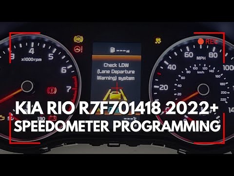 KIA RIO 2022+ R7F701418 BGA Odometer Programming with FORZA 614 by Dash Plug