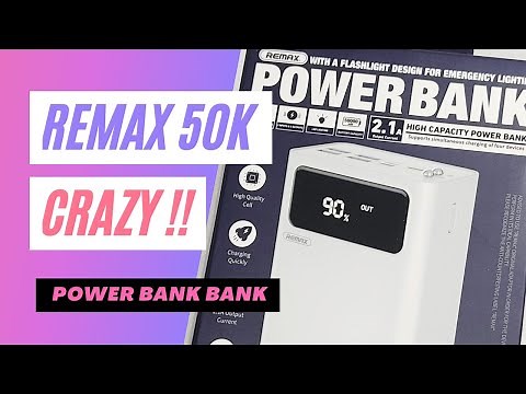 Remax Powerbank 50000mAh big capacity really???