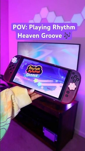 Actual footage of me playing Rhythm Heaven Groove for the FIRST time 😭🎶👾 #nintendo ​⁠#gaming